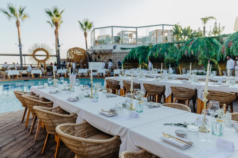 Elegant event setup at Well Vale do Lobo