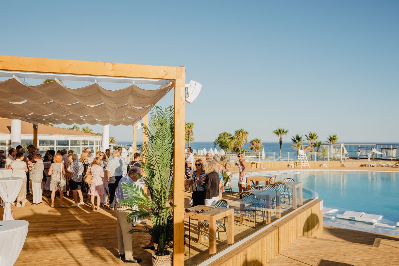 sunset party vale do lobo algarve at the beach