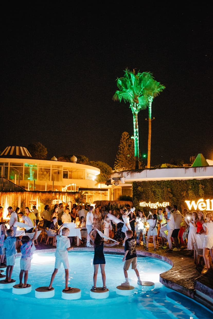 Beach club events and celebrations