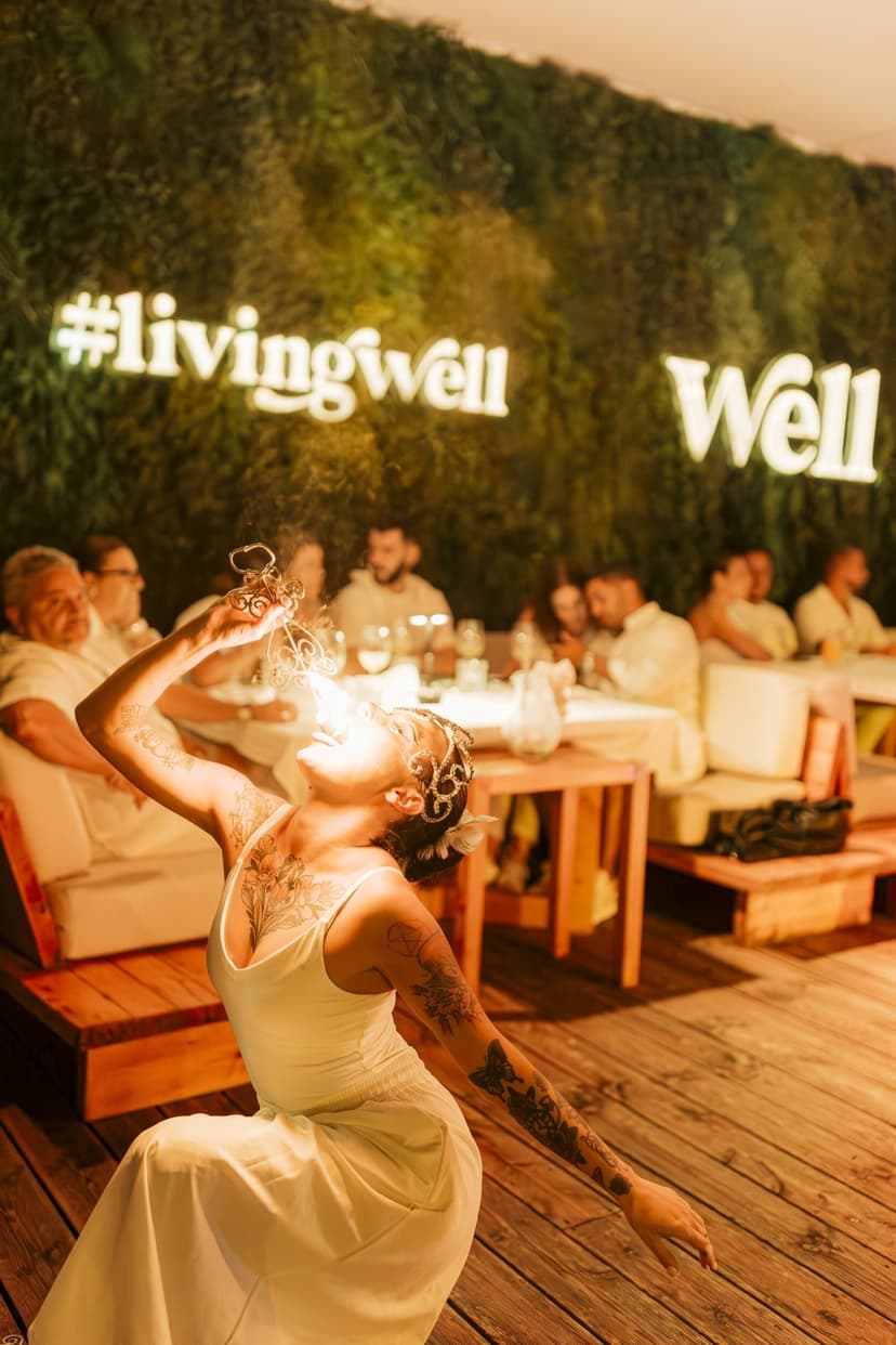 Outdoor event space with ocean views