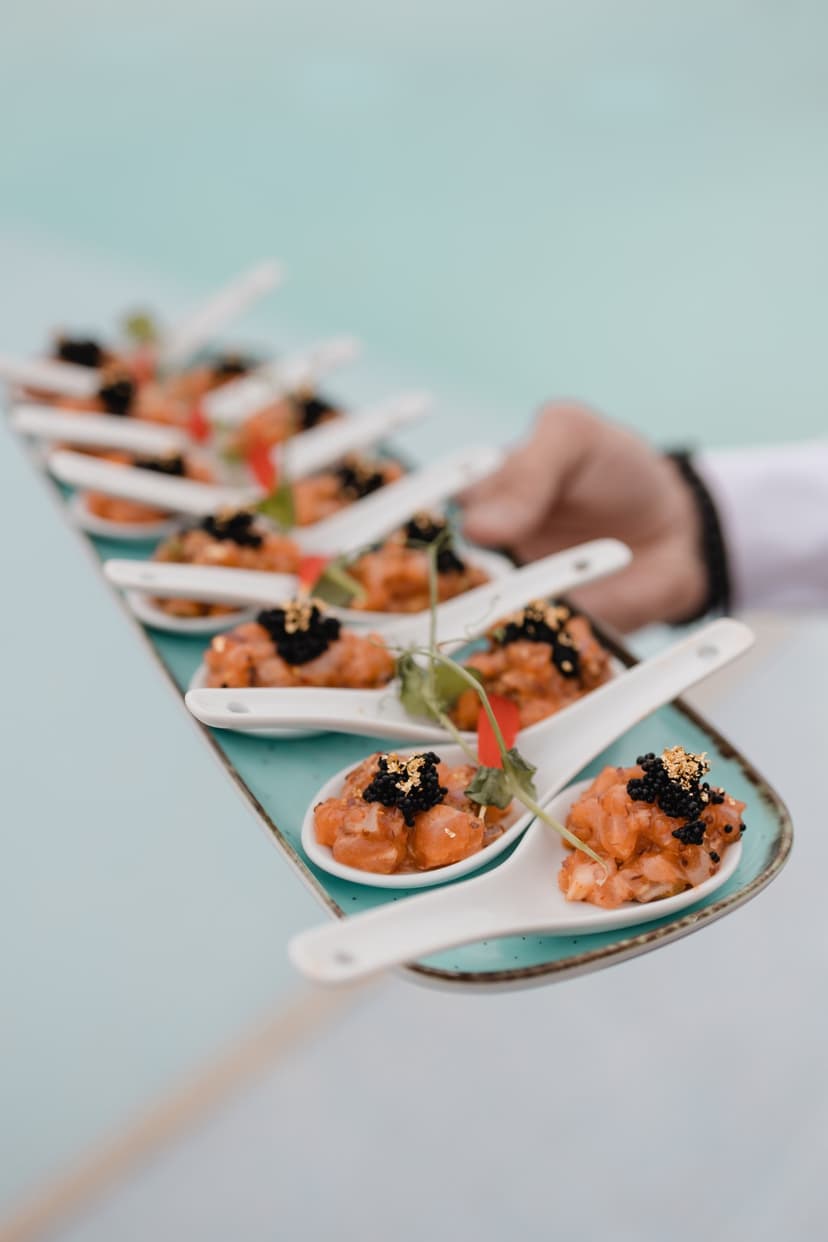 Luxury event dining experience